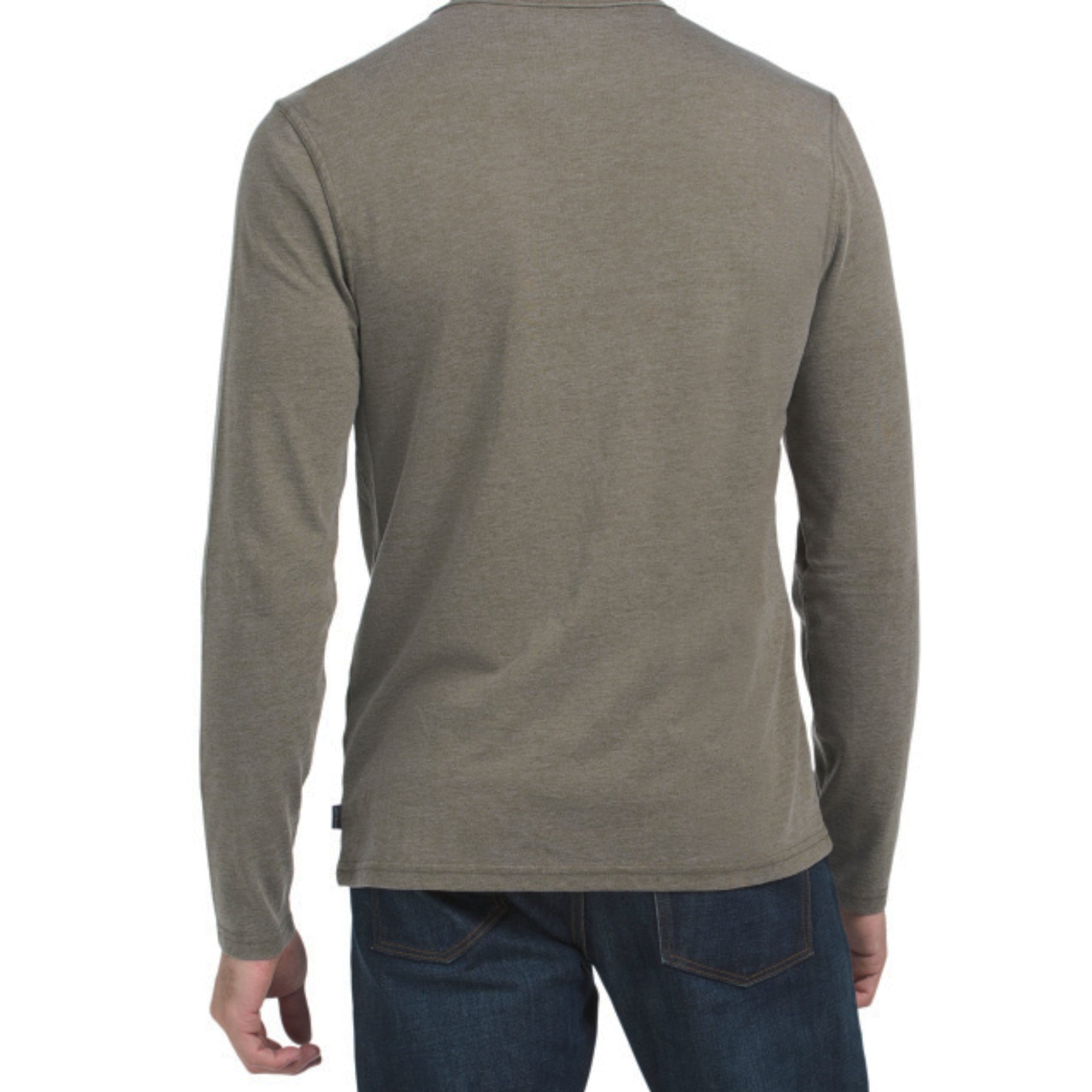 Lucky Brand Men's Venice Burnout 2 Button Long Sleeve Tee Top – Letay Store