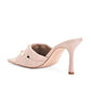 Add an elegant touch to your look with the Studded Heels from Marc Fisher. Featuring a luxurious quilted band adorned with gold-tone studs, these open-toe sandals deliver sophisticated elegance for any occasion. The 4-inch stiletto heel and slide-on design offer both glamour and comfort, while the square toe silhouette adds modern flair. Pairs well with formal and casual outfits.