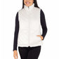Nicole Miller Women's Plus Reversible Cozy Quilted Faux Fur Insulated Puffer Vest