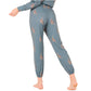ONZIE Soft French Terry Crop Pale Cacti Tiger Hoodie and Joggers Collection