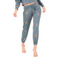 ONZIE Soft French Terry Crop Pale Cacti Tiger Hoodie and Joggers Collection