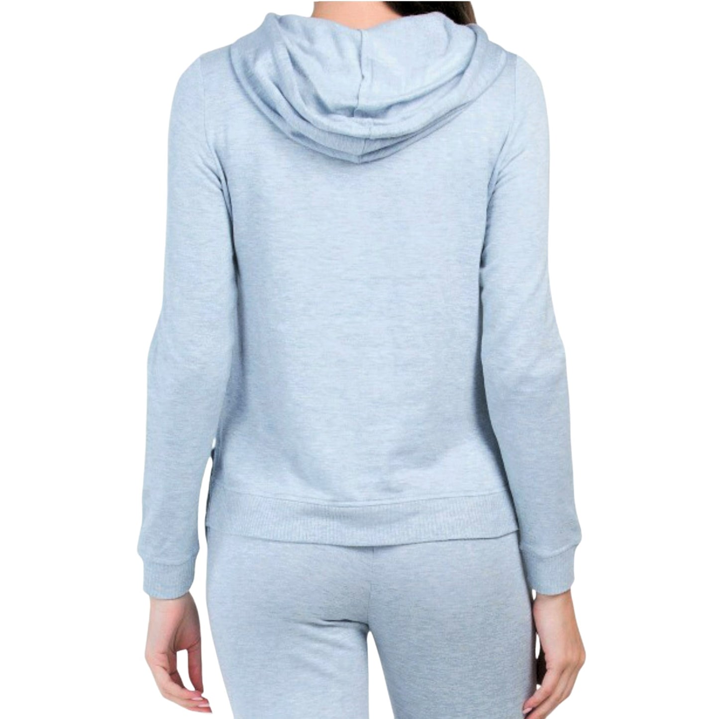 Peyton Primrose Women's Metallic Star Graphic Print Soft Sweatshirt Pullover Hoodie