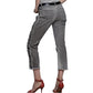 POL Ruffle side Mid Rise Cropped Gray Denim Jeans