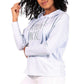 Rae Dunn Women's Ultra Soft Explore More Graphic Print Striped Sweatshirt Top Hoodie