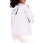 Rae Dunn Women's Ultra Soft Love Graphic Print Striped Sweatshirt Top Hoodie