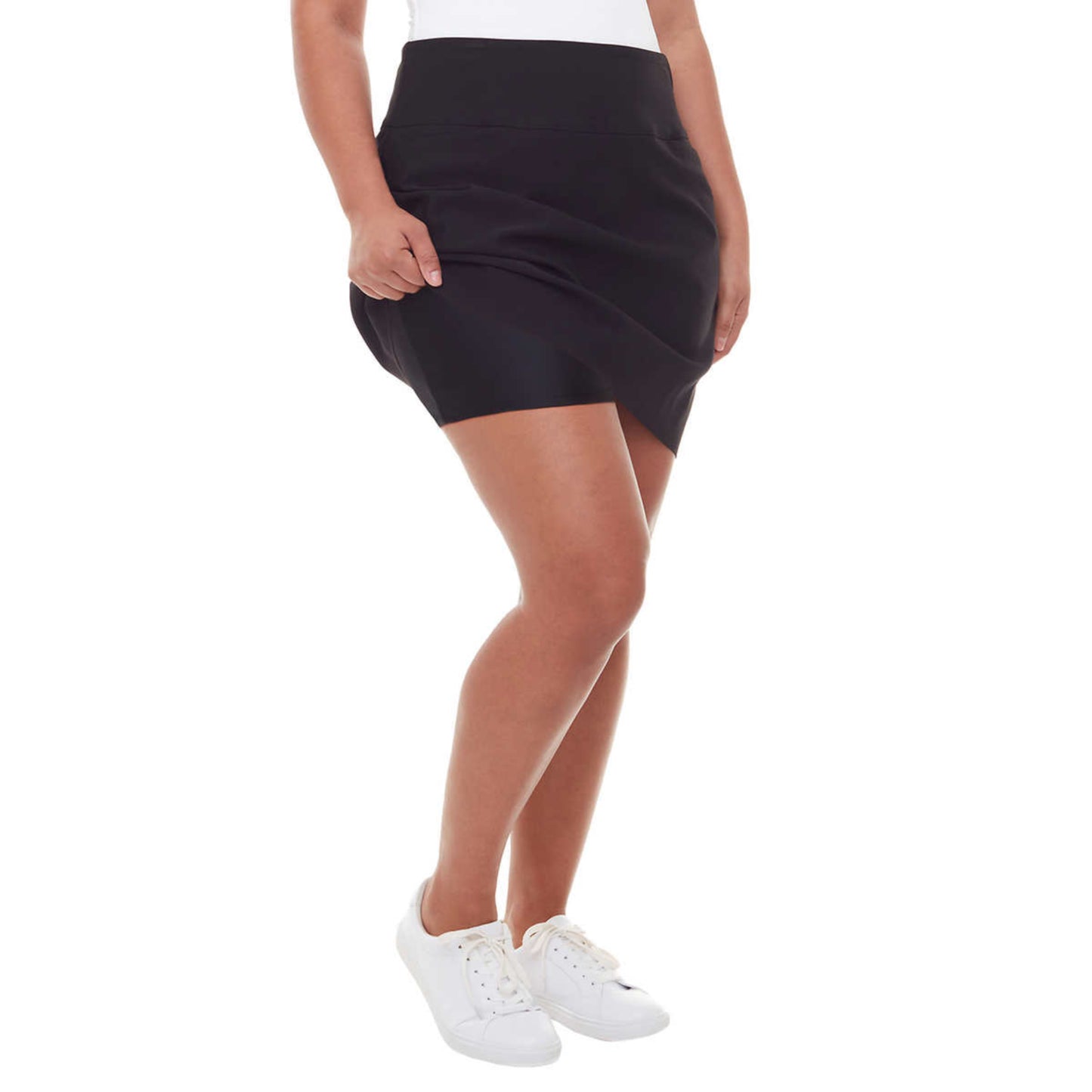 S.C. & CO Women's Tummy Control Built-in Shorts Pockets Stretch Active Casual Skort