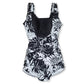 Shore Shapes Tummy Control Floral Print One-piece Beach Pool Swim Dress