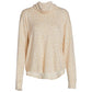 Splendid Women's Ultra Soft Leopard Print Cowl Neck Pullover Top Sweatshirt