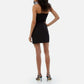 Sam Edelman Women's Strapless Bow Sheath Cocktail Mini Dress
