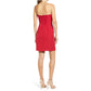 Sam Edelman Women's Strapless Bow Sheath Cocktail Mini Dress