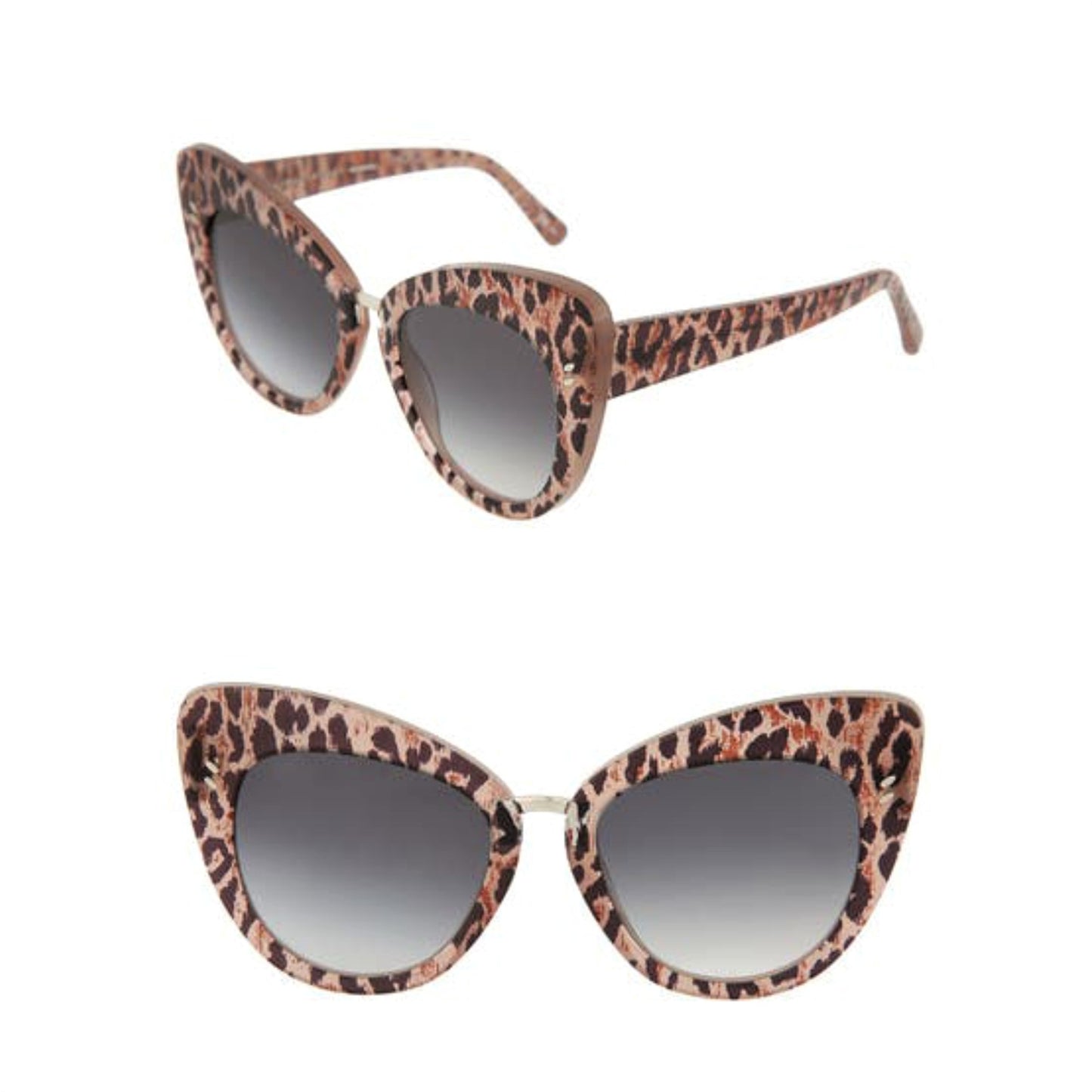 Stella McCartney Leopard Cat Eye Sunglasses