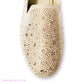Women's Rhinestone Studded Comfort Shoes Slip On Flats