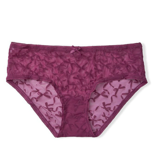 Victoria's Secret Bow Mesh Hiphugger Panties