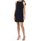 Vince Camuto Women's Shoulder Bow Cocktail Party Mini Dress