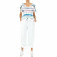 ZAC & RACHEL Women's Plus Linen Wide Leg Belted Casual Pants