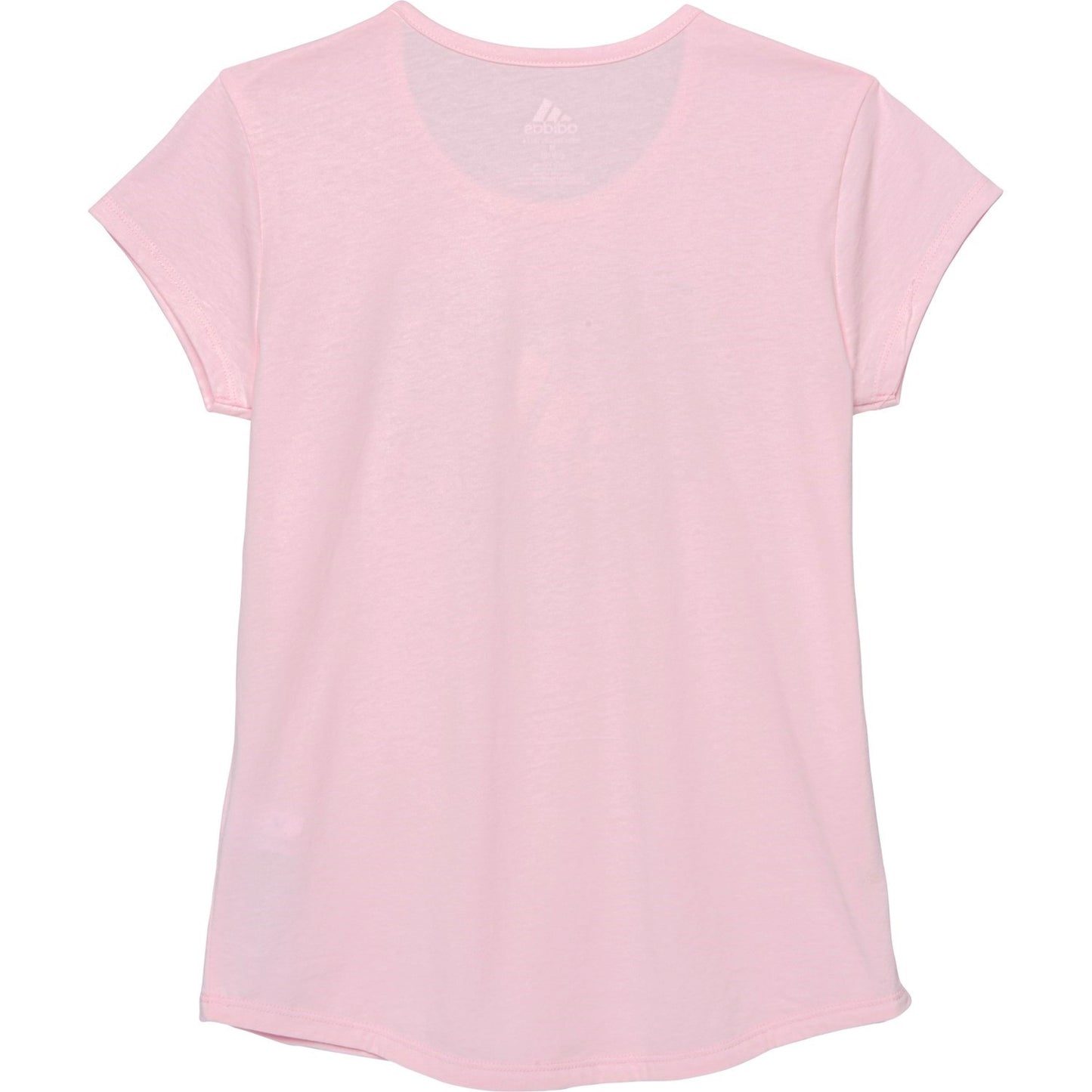 Adidas Big Girl's Shimmery Logo Graphic Pint Cotton Active T-Shirt