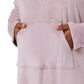 32 Degrees Women's Cozy Soft Velour Front Pocket Hooded Lounger