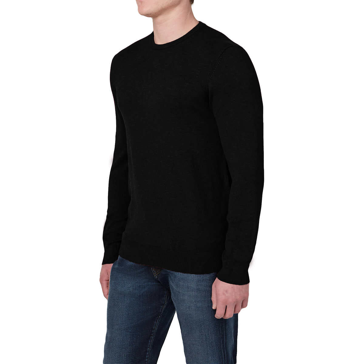 Buffalo David Bitton Men’s Crew Neck Soft Knit Mid-Weight Pullover Sweater