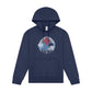 Hurley Men’s Graphic Print Kangaroo Front Pocket Sweatshirt Cotton Blend Hoodie