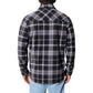 Freedom Foundry Men’s Plaid Fleece Comfort Fit Button Up Shirt