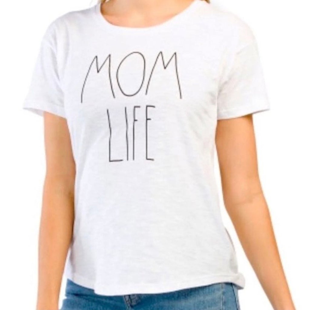 Rae Dunn Mom Life Cotton T-Shirt