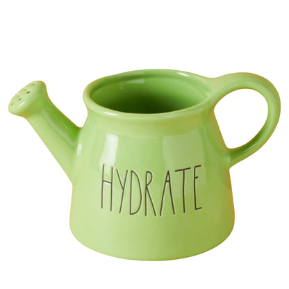Rae Dunn 5 in Hydrate Ceramic Watering Can